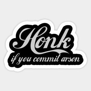 Honk Gift - Funny - Bumper - Funny Gift - Car - Fuck - You Sticker